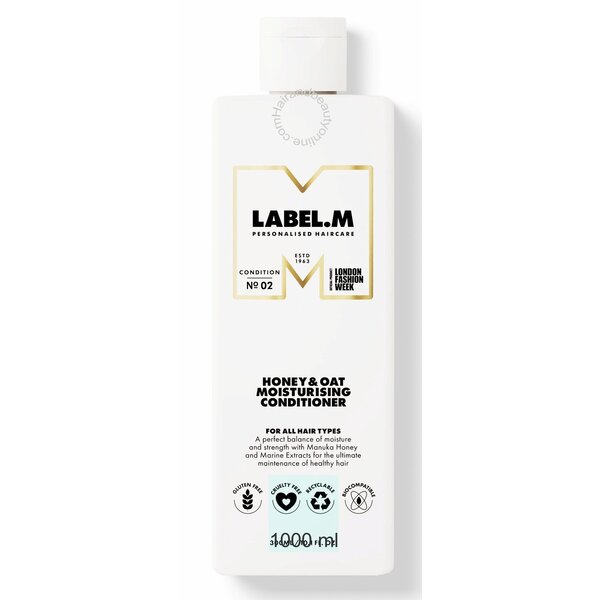 Après-shampooing hydratant au miel et à l'avoine, 1000 ml