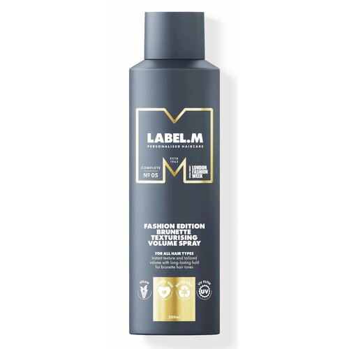 Label.M Fashion Edition Brunette Texturizing Volume Spray, 200 ml Label.M Fashion Edition Brunette Texturizing Volume Spray, 200 ml