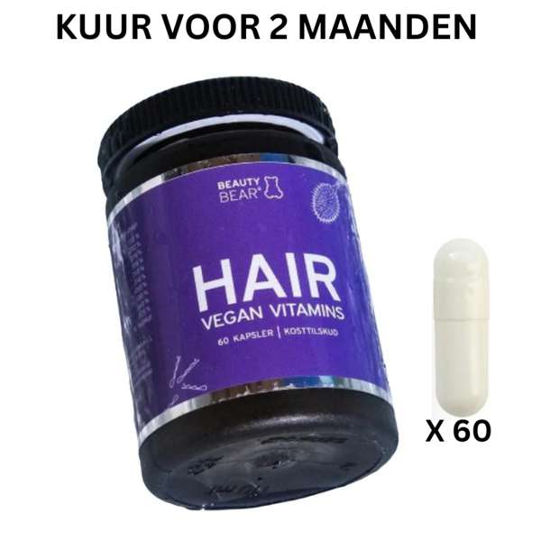 Hair Vitamins, 60 Capsules (2-Month Course)