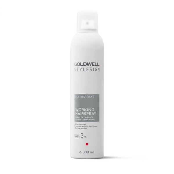 StyleSign Working Hairspray 300ml – Professional Flexible Hairspray with Medium Hold, Shine and Anti-Frizz Protection