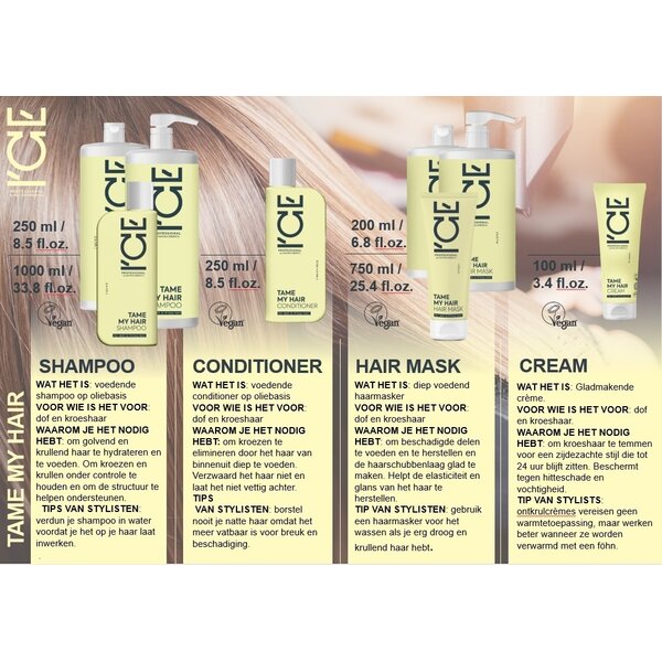 TAME MY HAIR Straightening Cream, 100ml
