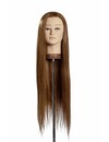 Angelina Practice Head – Professional hairdressing practice head with real hair for realistic cutting and styling training