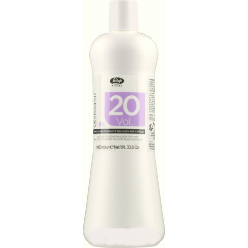 Lisap DÉVELOPPEUR 20 VOL. - 6% d'hydrogène crémeux, 1000 ml 
