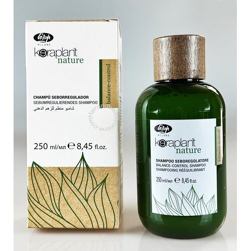 Lisap Keraplant Nature Sebum-Regulating/Balance-Control Shampoo, 250ml 