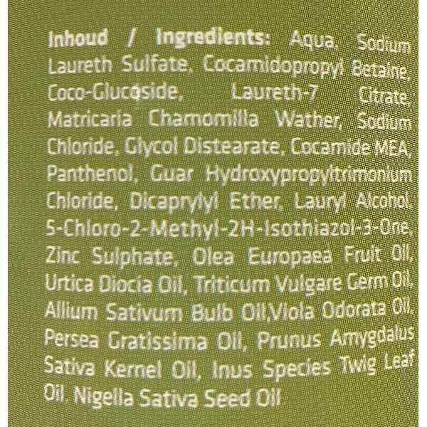 Anti haaruitval Knoflook  Shampoo Classic , 250ml
