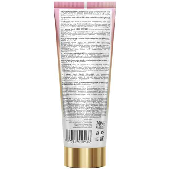 Poudre bronzante pour le corps Mango Lassi, 200 ml