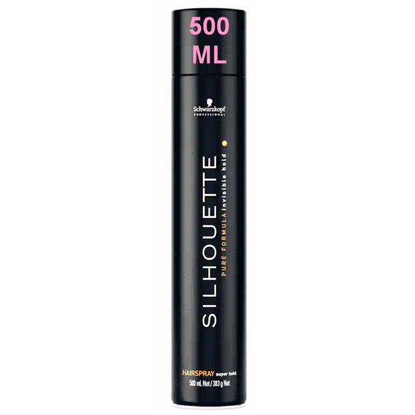 Schwarzkopf Silhouette Hairspray Super Hold 500 ml – Extra Strong Hold Without Weighing Down