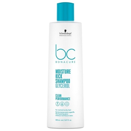 Schwarzkopf Bonacure Clean Performance Moisture Kick Shampoo, 500ml 