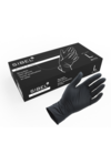 Latex Handschoenen, Herbruikbaar, Kleur zwart, 20 stuks