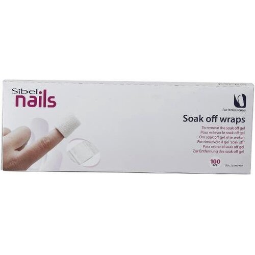 Sibel Nails Soak Off Wraps Gel Remover 