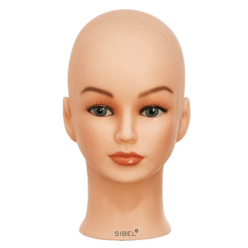 Sibel Practice Head, Bald For Hairpieces and Extensions 