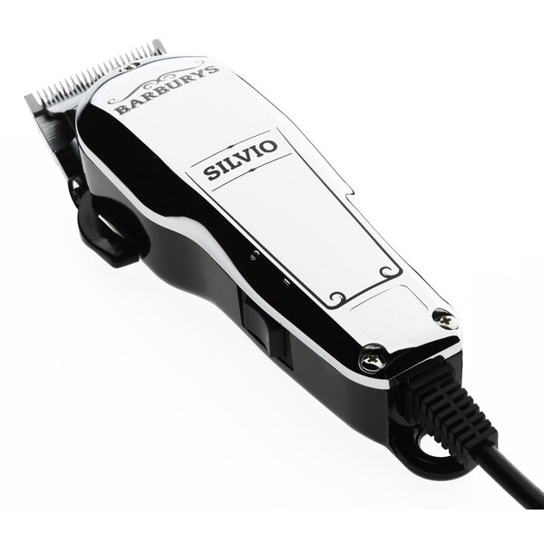Silvio Vintage EU Professional Hair Clipper – Alternative to Wahl Super Taper – Vintage Chrome Clipper