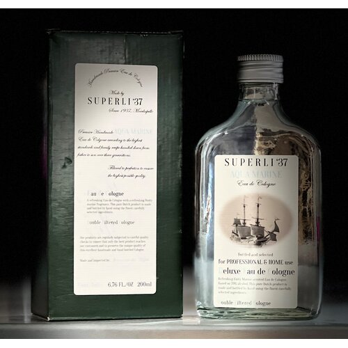 Superli ‘37 Aqua Marine Eau de Cologne/Haarlotion, 200 ml 