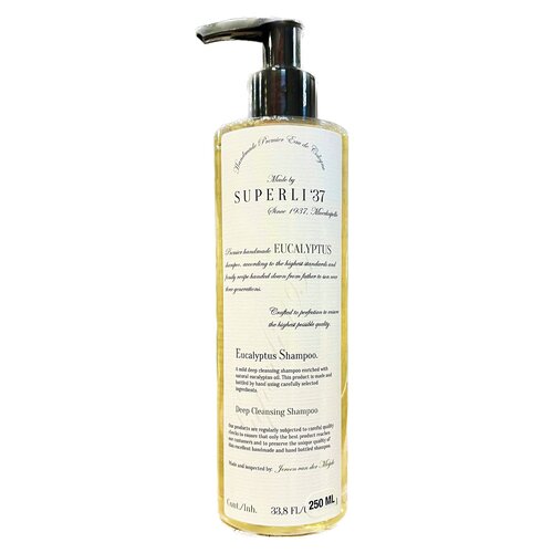 Superli ‘37 Shampoing Nettoyant Eucalyptus, 250 ml 