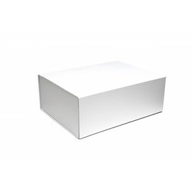 claerpack 30 x 40 x 15 cm  boîte magnétique blanc mate