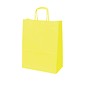 claerpack bth BTH blanc sacs avec des poignées torsadées couleur jaune