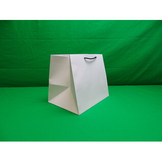 torino claerpack TORINO 26 x 25 x 25 cm  sac en kraft avec des cordelières noir