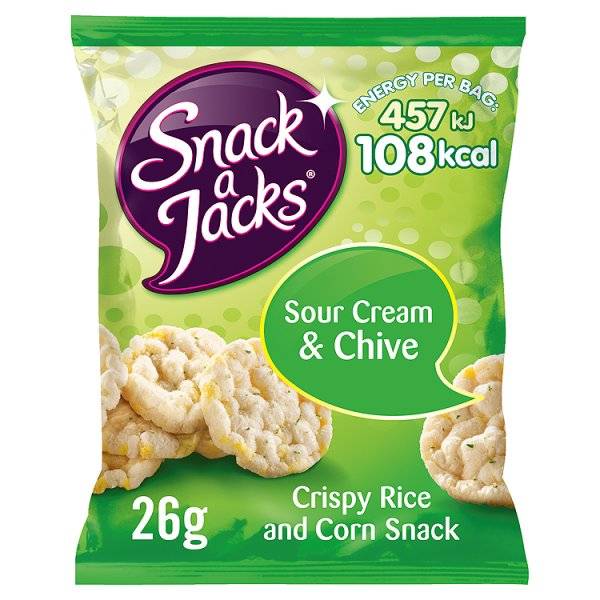 Snack a Jacks Sour Cream & Chives Kellys Expat Shopping Kellys