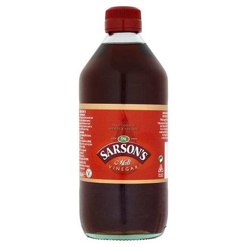 Sarsons Malt Vinegar bottle 250ml x 12 - britishaisles