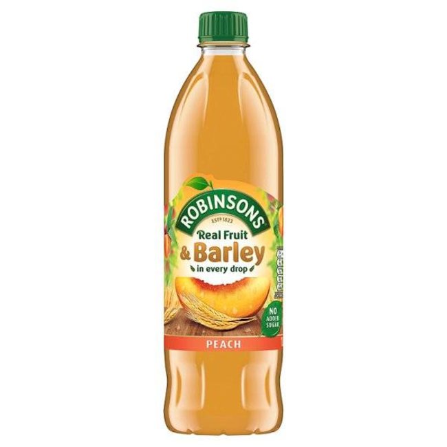 Robinsons Fruit & Barley Peach No Added Sugar 1L