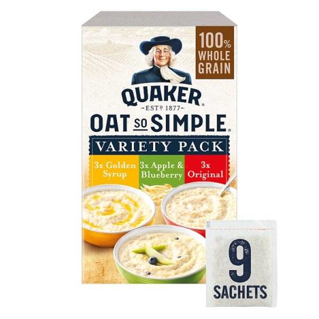 Quaker Oats Oat So Simple Variety 9s