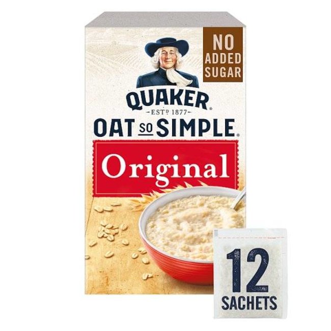 Quaker Oats Oat So Simple Original 12s