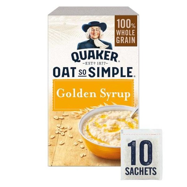 Quaker Oat So Simple Golden Syrup 10s