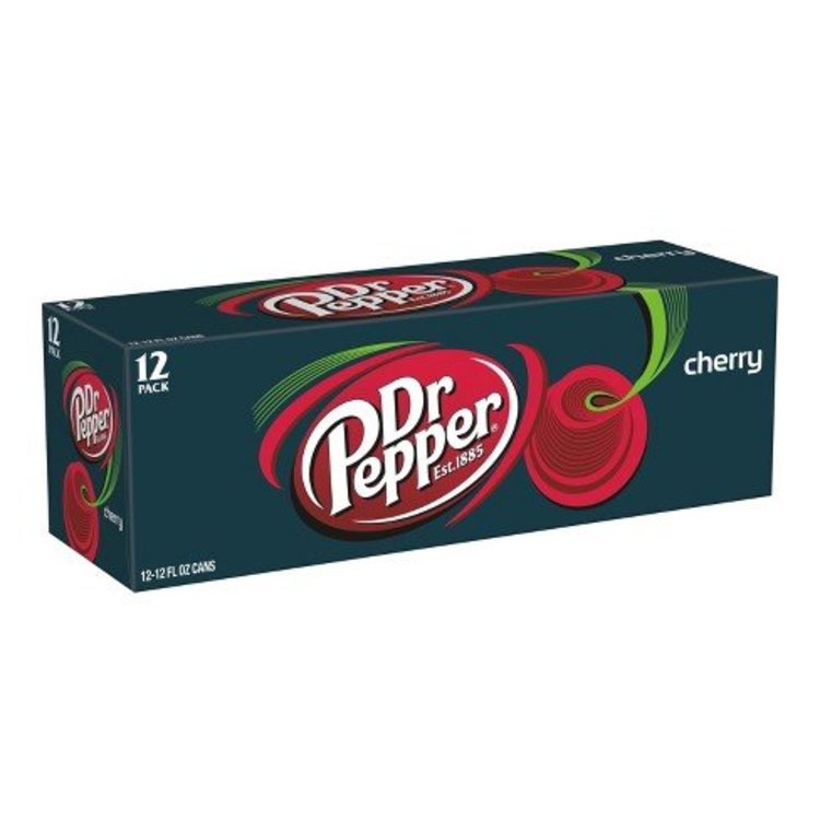 Dr Pepper Cherry (12 pack) American Soda Kellys Expat Shopping