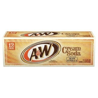 A&W A&W Cream Soda  (12 pack)