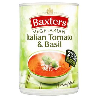 Baxters  Baxters  Vegetarian Italian Tomato & Basil Soup 400g