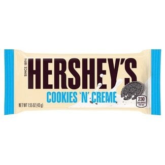 Hershey's Hershey's Cookies Creme Bar 43g THT: 10-11-2026