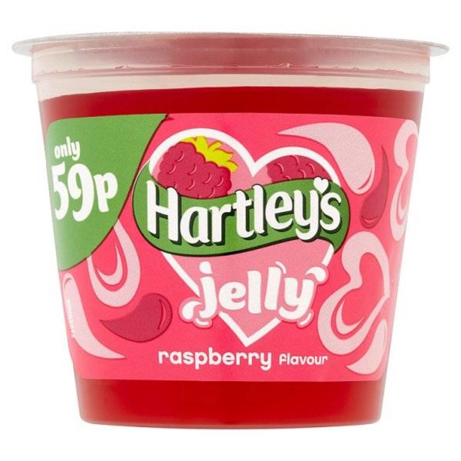 Hartleys Raspberry Jelly Pot 125g THT: 30-11-2025