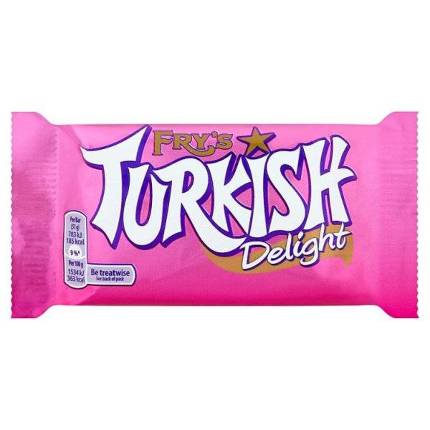 Frys Turkish Delight 51g British Chocolate And Sweets Kellys Expat 