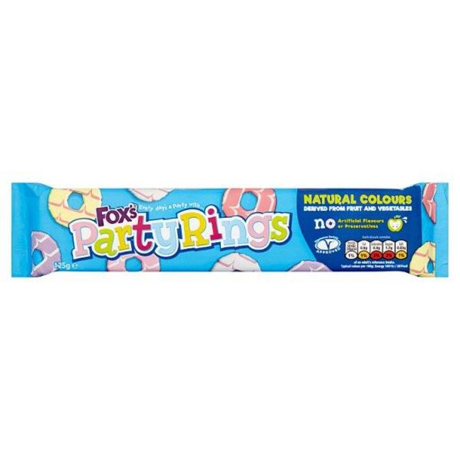 Fox's Fox's Party Rings 125g