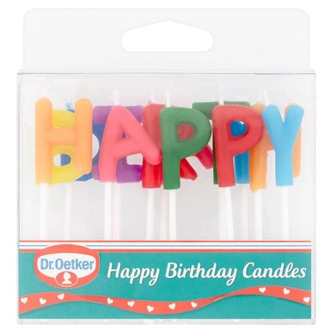 Dr. Oetker Happy Birthday Candles