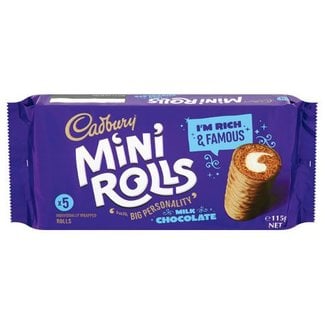 Cadbury Cadbury Mini Rolls Milk Chocolate 5 pack