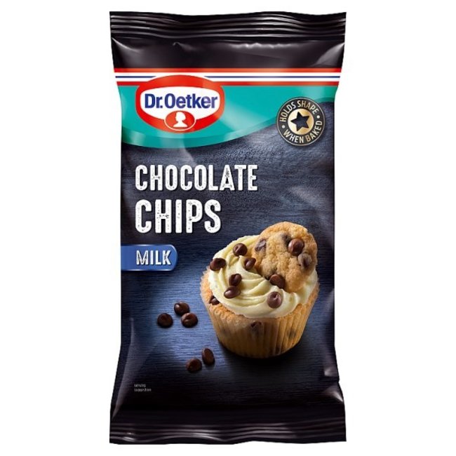 Dr. Oetker Dr. Oetker Milk Chocolate Chips 100g