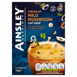 Ainsley Harriott Ainsley Harriott Cream of Wild Mushroom Cup Soup 3x22g