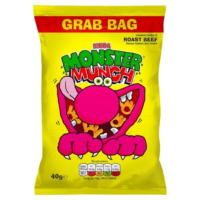 Monster Munch Monster Munch Roast Beef 40g