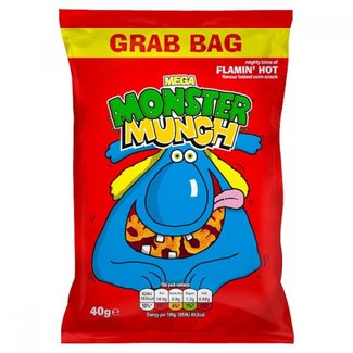 Monster Munch Monster Munch Flamin' Hot 40g BBD: 05-09-2026