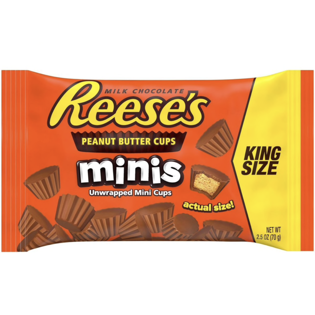Reese's Peanut Butter Cups Minis Kingsize 70g