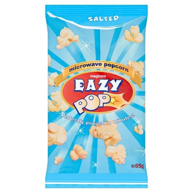 Eazy Pop Eazy Pop Salted Microwave Popcorn 85g