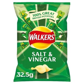 Walkers Walkers Salt & Vinegar Crisps 32.5g