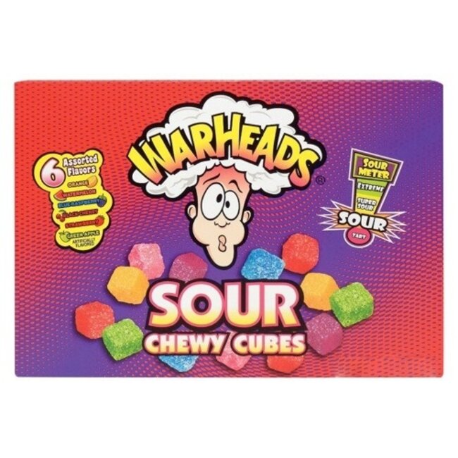 Warheads Warheads Sour Chewy Cubes 113g