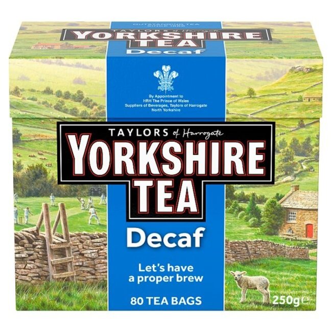 Taylors Yorkshire Tea Decaf 80's