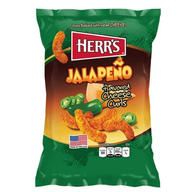 Herr's Jalapeno Cheese Curls 170g