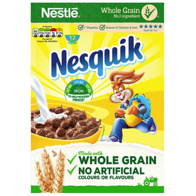 Nestle Nestle Nesquik Whole Grain Cereal 375g