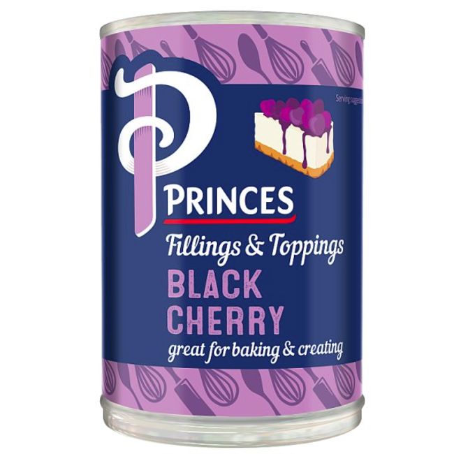 Princes Fruit Filling Black Cherry 410g
