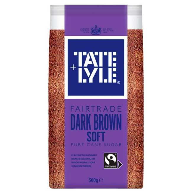 Tate & Lyle Dark Brown Soft Sugar 500g