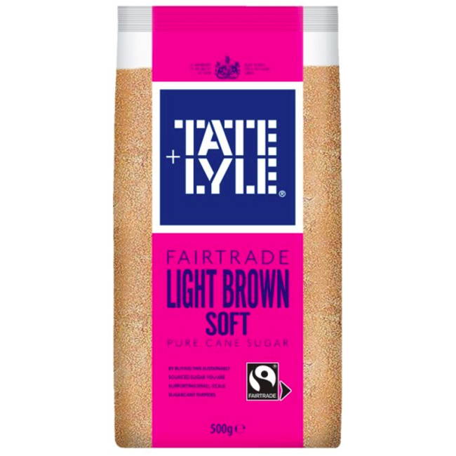 Tate & Lyle Light Brown Soft Sugar 500g